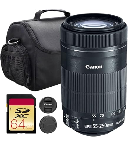 Amazon.com : Canon EF-S 55-250mm f/4-5.6 IS STM Lens | Compact